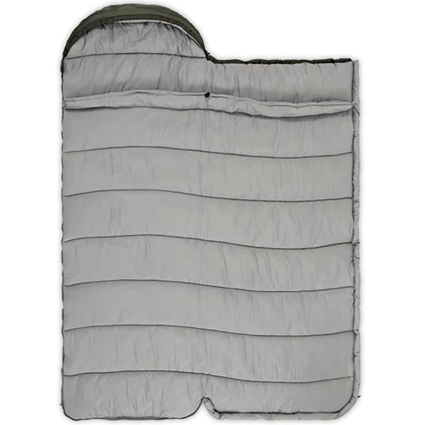 Спальник с капюшоном Naturehike U250S NH20MSD07, (0°C), левый, темно-зеленый