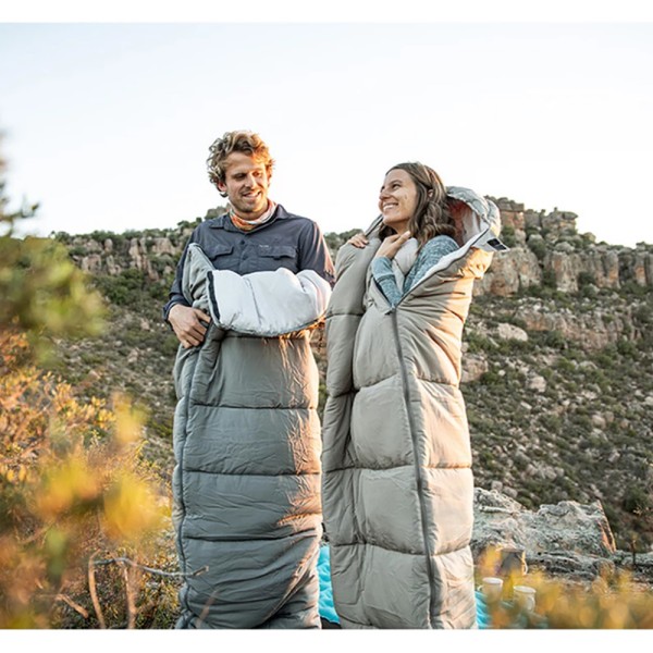 Спальный мешок с капюшоном Naturehike M300 NH20MSD02, зеленый, правый