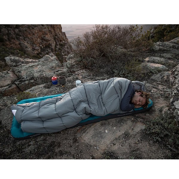 Спальный мешок с капюшоном Naturehike M300 NH20MSD02, зеленый, правый