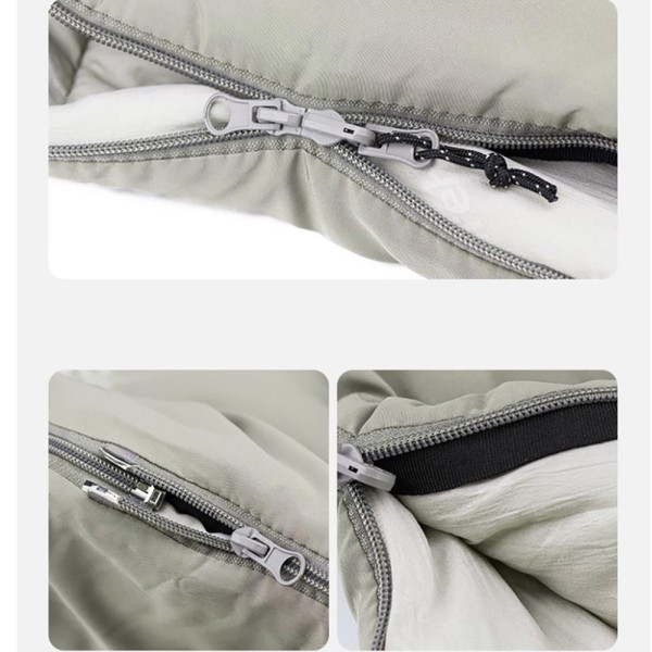 Спальный мешок с капюшоном Naturehike M300 NH20MSD02, зеленый, правый