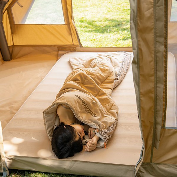 Спальник Naturehike L150 NH20MSD05, правый, (13°C), бежевый