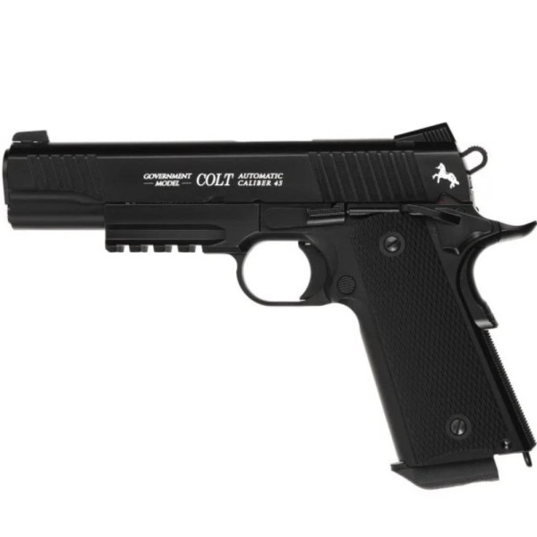Пневматический пистолет Umarex Colt M45 CQBP BLACK Blowback кал.4,5мм