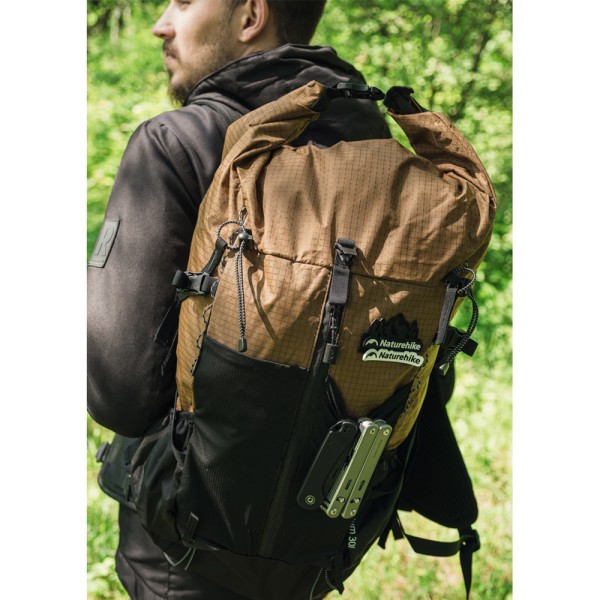Рюкзак туристический Naturehike Helium CNK2300016, 30+5 л, коричневый