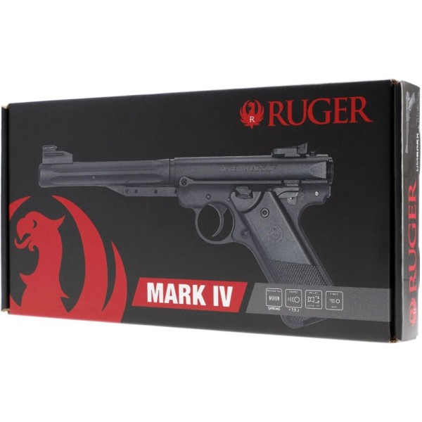 Пневматический пистолет Umarex Ruger Mark IV BLK кал.4,5 мм
