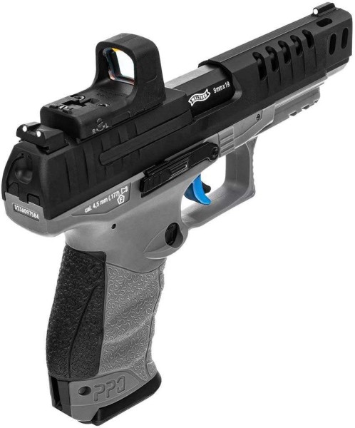 Пневматический пистолет Umarex Walther Q5 Match Combo 5" SET Blowback кал.4,5 мм