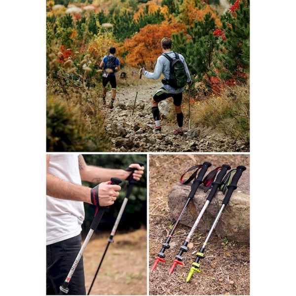 Трекинговая палка Naturehike ST06 NH17D006-D, 3-секционная, белая