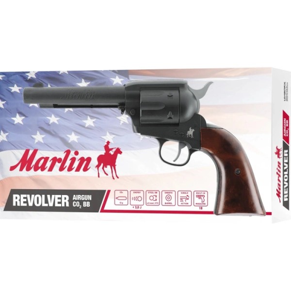 Пневматический револьвер Umarex Marlin Revolver кал.4,5мм