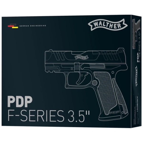 Пневматический револьвер Umarex Walther PDP F-Series 3.5" BLK кал.4,5мм