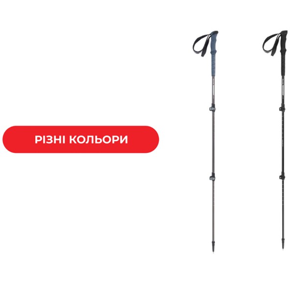 Трекинговая палка Naturehike ST 03 7075 AL NH17D017-D, 3-сек., серый