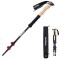 Трекинговfz палкf Naturehike NH20DS003, 135 см, черный/красный