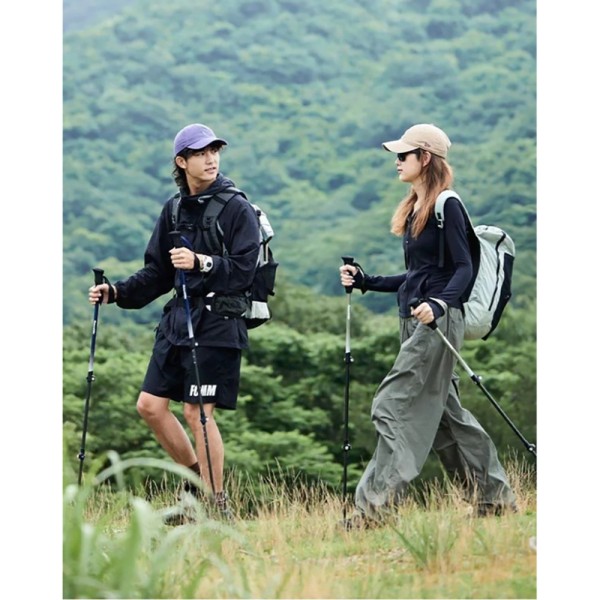Трекинговая палка Naturehike CNK2300DS010, 135 см, голубая