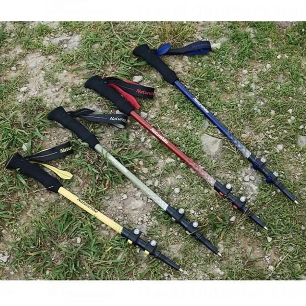 Трекинговая палка Naturehike CNK2300DS010, 135 см, голубая