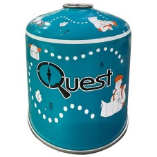 Газовий балон різьбовий бутановий Quest, 450 гр (ganzo)
