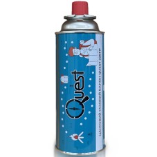 Газовий балон цанговий бутановий Quest, 220 гр (ganzo)
