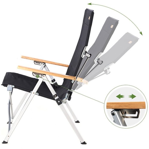 Кресло складное Naturehike NH17T003-Y, алюминий, бежевый