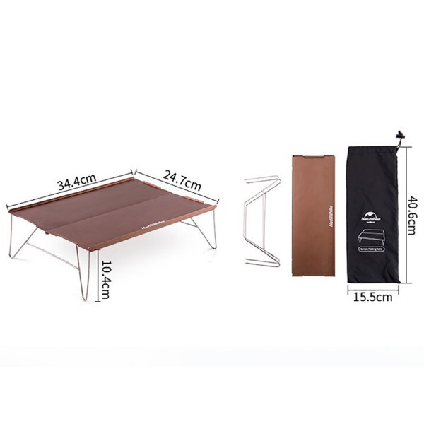 Стол раскладной Naturehike Compact Table NH17Z001-L grey
