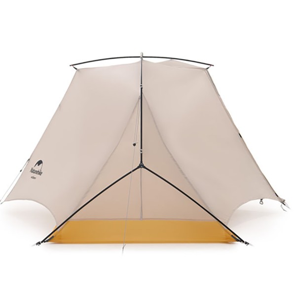 Палатка сверхлегкая одноместная Naturehike NH21ZP003, серо-желтая