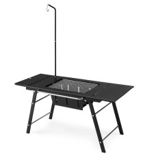 Стол для барбекю стальной Naturehike CNK2350CF018, черный