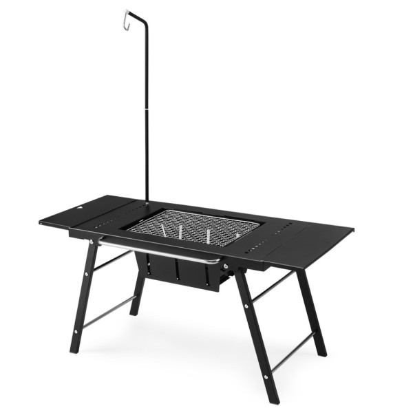 Стол для барбекю стальной Naturehike CNK2350CF018, черный