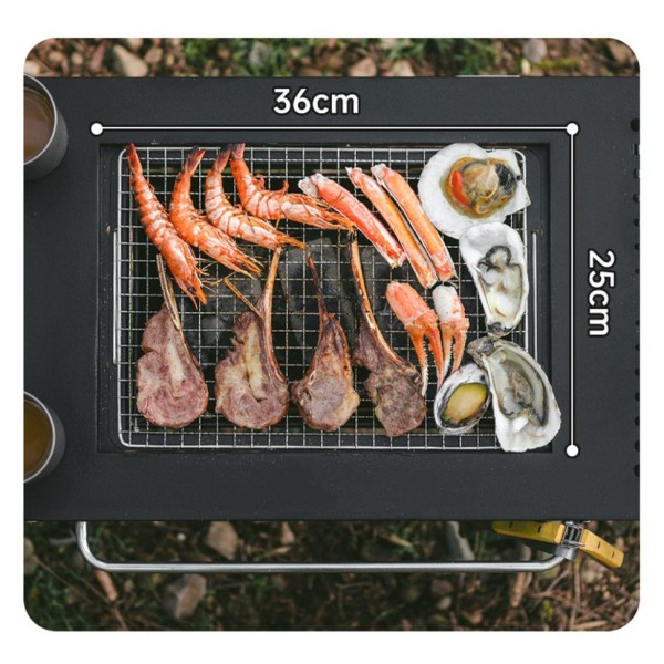 Стол для барбекю стальной Naturehike CNK2350CF018, черный