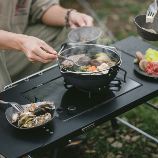 Стол для барбекю стальной Naturehike CNK2350CF018, черный