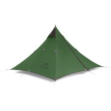 Палатка Naturehike NH17T030-L сверхлегкая с острой верхушкой, темно-зеленая