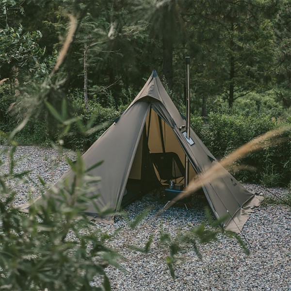Палатка пирамидка Naturehike CNK2300ZP025, коричневая