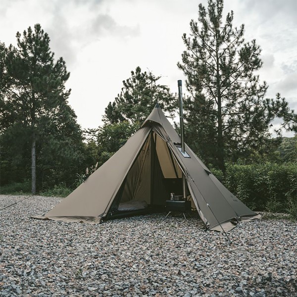 Палатка пирамидка Naturehike CNK2300ZP025, коричневая