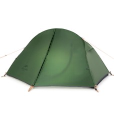 Палатка сверхлегкая одноместная с футпринтом Naturehike Cycling 1 NH18A095-D, 210T, темный зеленый