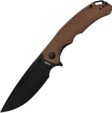 Нож Artisan Tradition V2 Black Blade AR-RPM9 G10 brown