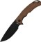 Ніж Artisan Tradition V2 Black Blade AR-RPM9 G10 brown