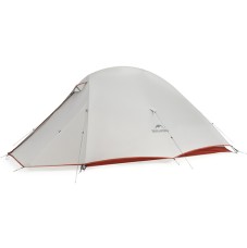 Палатка Naturehike Cloud Up Pro CNK2350WS020, сверхлегкая двухместная с футпринтом, 20D, светлая серая