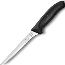 Ніж кухонний Victorinox SwissClassic Boning Flex, 6.8413.15G, вузький, гнучкий, 15 см, чорний, подарункова коробка