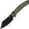 Нож Artisan Simoon Black Blade AR-RPM9 G10 green