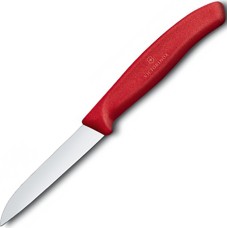 Нож для чистки овощей и фруктов Victorinox SwissClassic 6.7401, 8 см, красный