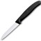 Ніж для чищення овочів і фруктів Victorinox SwissClassic 6.7403, 8 см, чорний