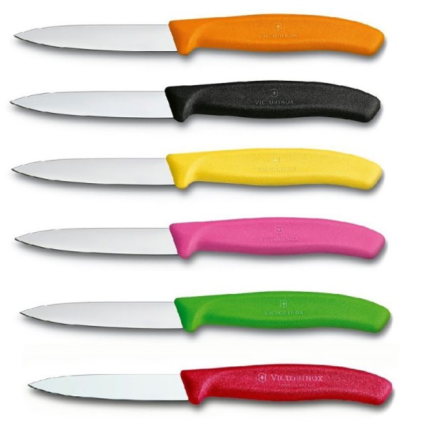 Кухонный нож Victorinox SwissClassic Paring 6.7606.L119, 8 см, оранжевый