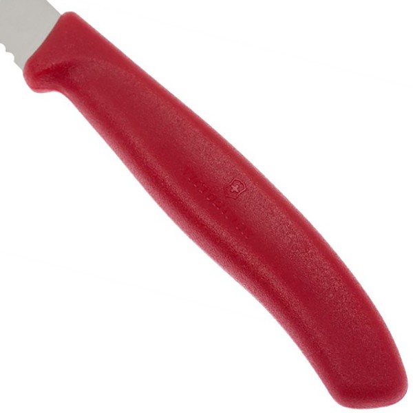 Кухонный нож Victorinox SwissClassic Paring 6.7631, серрейтор, 8 см, красный
