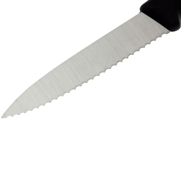 Кухонный нож Victorinox SwissClassic Paring 6.7633, серрейтор, 8 см, черный