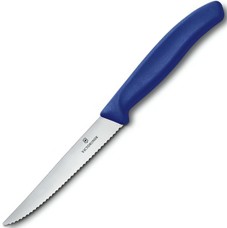 Нож кухонный Victorinox SwissClassic Steak, 6.7232.20, серрейтор, 11 см, синий