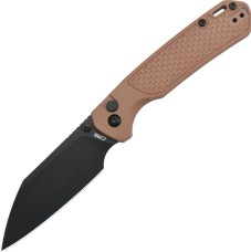 Нож CJRB Pyrite-Light Black Blade AR-SFII FRN brown
