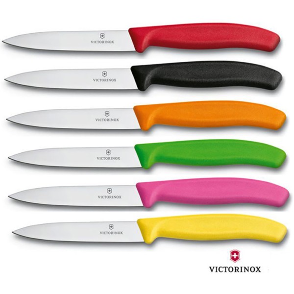 Нож кухонный Victorinox Swiss Classic Paring 6.7736.L8, 10 см, желтый