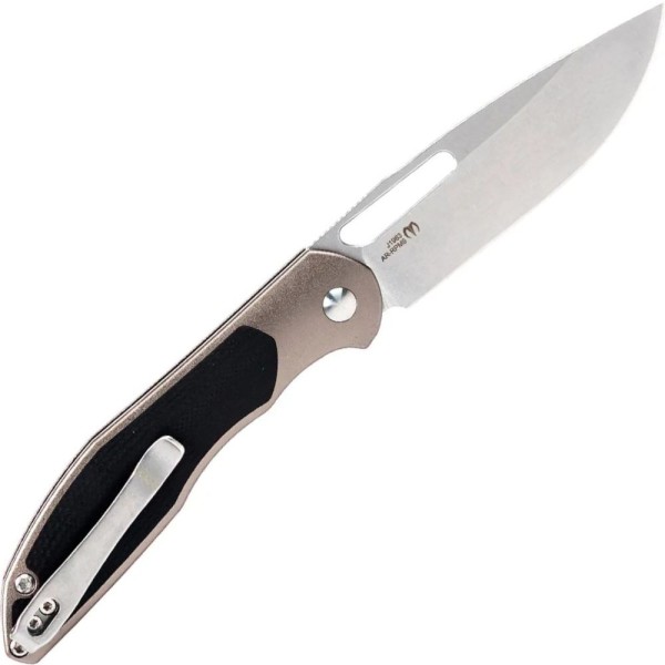 Нож CJRB Droma AR-RPM9 Auminum+G10 champagne