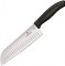 Нож кухонный Victorinox Swiss Classic Santoku Fluted, 6.8523.17G, 17 см, черный, подарочная коробка
