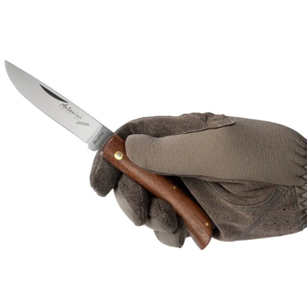 Нож Antonini Pocket Maniaghese cm.19 420 stainless steel brown