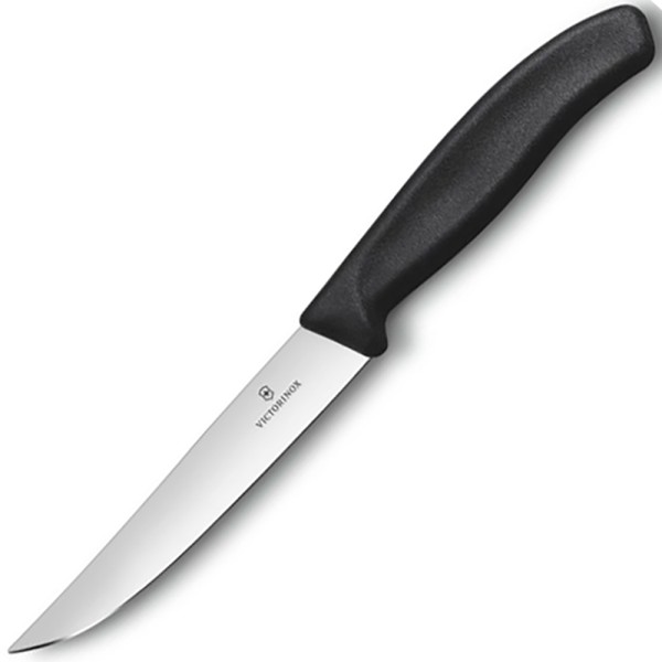 Нож для стейка Victorinox SwissClassic Steak 6.7903.12, 12 см, черный