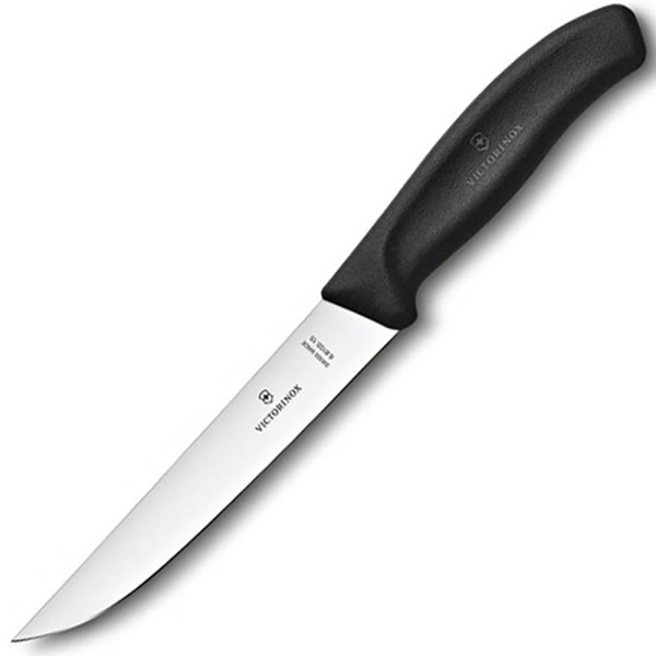 Нож Victorinox SwissClassic Carving  6.8103.15B, 15 см, черный