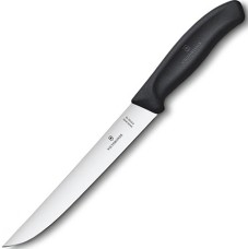 Ніж кухонний Victorinox SwissClassic Carving 6.8103.18B, 18 см, чорний