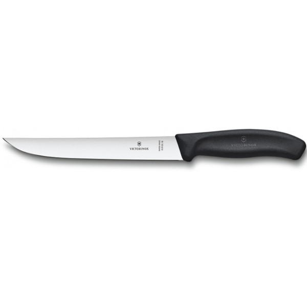 Нож Victorinox SwissClassic Carving  6.8103.18B, 18 см, черный