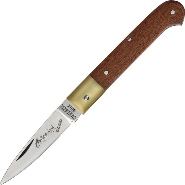 Нож Antonini Pocket Caltagirone, cm.16 420 stainless steel brown